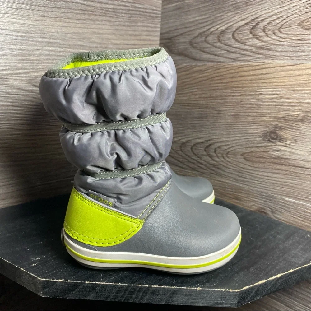 Crocs crocband winter insulated boots grey green - Picture 1 of 6